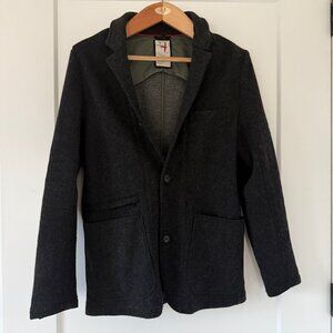 Relwen Men's Heritage Trap Blazer in Black